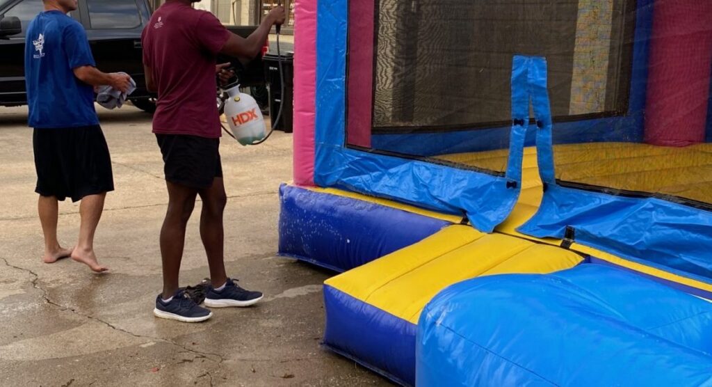 What Are the Best Methods for Disinfecting a Bounce House